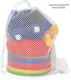 Champion Sports Mesh Equipment Bag – Heavy-Duty Nylon Drawstring Bag - Image 5