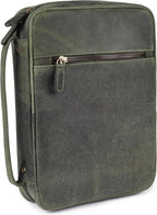 LEATHER VILLAGE Handmade Vintage Leather Bible Cover by LeatherVillage