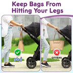 Stroller Hooks for Hanging Diaper Bags - Image 2
