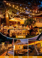 Brightown 38FT Solar String Lights Outdoor - Image 8