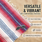 Hydration Nation Authentic Mexican Serape Blanket - Image 2