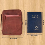 LEATHER VILLAGE Genuine Leather Bible Cover - Image 6