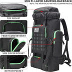 Hiking Backpack for Men 70L/100L Camping Backpack Military Rucksack Molle 3 - Image 3