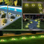 INCX Solar Ground Lights, 16 Pack Solar Lights Outdoor Waterproof, Solar Garden - Image 5