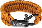 Texas Bushcraft Firecraft Cord Survival Bracelet – Paracord Bracelet by TexasBushcraft
