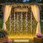 JMEXSUSS 300 LED Remote Control Curtain Lights, Plug in Fairy Curtain Lights - Image 9