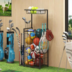 Sports Equipment Organizer, Small Garage Ball Storage Rack - Image 3