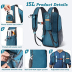 BECOJADDE 15L Small Hiking Backpack - Image 2
