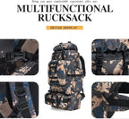 100L Camping Hiking Backpack, Molle military Tactical rucksack backpack - Image 3