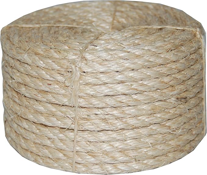 T.W Evans Cordage Co. 23-405 Twisted Multi-Purpose Rope, 3/8 in Dia x 50 ft L by T.W+.+Evans+Cordage+Co.