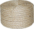T.W. Evans Cordage Co. 22-410 3/8 inch by 100' Twisted Sisal Rope by T.W+.+Evans+Cordage+Co.