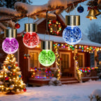SOLPEX 12 Pack Solar Outdoor Lights Decorative, Hanging Christmas Decoration - Image 2