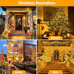 ASENEK Extra Long Christmas Tree Lights 197FT 600 LED Connectable 8 Modes - Image 8