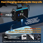 220000 Lux Bright Camping Headlamp Function 17 Modes Motion Sensor Adjustable - Image 5