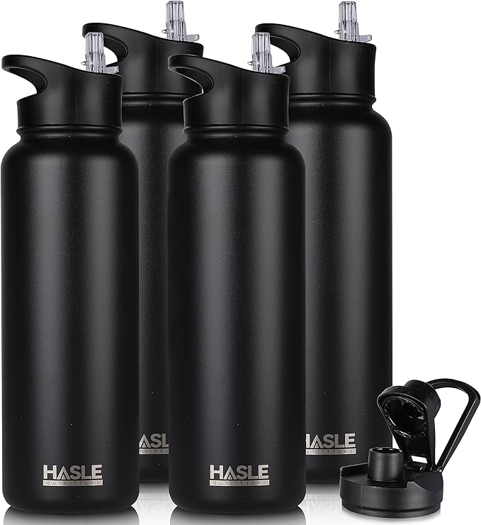 HASLE OUTFITTERS 40oz Stainless Steel Water Bottle, Vacuum Insulated Double by HASLEOUTFITTERS