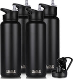 HASLE OUTFITTERS 40oz Stainless Steel Water Bottle, Vacuum Insulated Double by HASLEOUTFITTERS