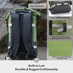 STOVER 5/10/25/30/40/55L Waterproof Dry Bag- Roll-Top Backpack w/Phone Case- - Image 6