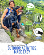 Portable Dog Travel Water Bottle, 77oz Large Portable Dog Water Bowl Dispenser - Image 7