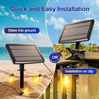 Stright 55FT Solar String Lights Outside Waterproof Remote Control - Image 5