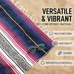 Hydration Nation Authentic Extra Large Mexican Blanket - Image 2