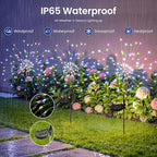 Solar Lights Outdoor, 120LED 6pack Fairy Garden Lights Decor - Image 4
