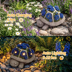 Solar Garden Outdoor Decor Turtle Statue - Image 6