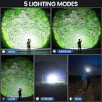 Rechargeable Flashlights High Lumens, 000 Lumen Brightest Led Flashlight - Image 5