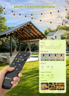 Brightown 208FT Solar String Lights Outdoor Waterproof - Image 2