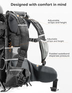 besrey Baby Backpack Carrier, Toddler Hiking Backpack - Image 2