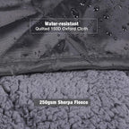 REDCAMP 79"x79" Large Warm Camping Blanket Waterproof & Windproof - Image 4