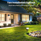 Solar Spotlights, Super Bright LED, 2 CCT Warm & Cool Light, Solarspot Lights - Image 3