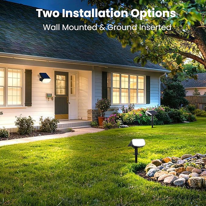 Solar Lights Outdoor Waterproof IP65, Super Bright LED, Cool Light 2 Lighting - Image 3