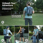 MARCHWAY Roll Top Waterproof Backpack, Floating Dry Bag 20L/30L/45L - Image 6
