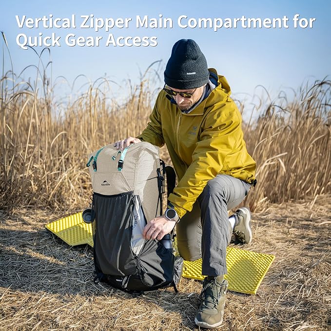 Naturehike 30L Rock 2.0 Upgraded Internal Frame Hiking Backpack - Image 5