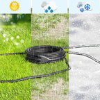 Eversimpleinc Black 1 to 3 Splitter Extension Cord, 3 Prong Plug - Image 7