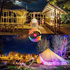 JMEXSUSS 2 Pack Solar Christmas Lights Outdoor Waterproof, 100 LED 33ft Warm - Image 6
