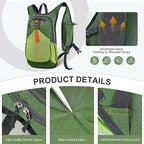 FIORETTO 10L Lightweight Packable Hiking Backpack Small Foldable Daypack - Image 7