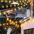 BLIATLUS 60FT Solar String Lights Outdoor Waterproof - Image 6