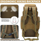 Hiking Backpack for Men 70L/100L Camping Backpack Military Rucksack Molle 3 - Image 5