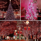 OZS 2PK 240LED Solar String Lights Outdoor Waterproof | Solar Christmas Tree - Image 5