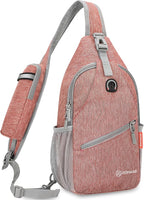 ZOMAKE Sling Bag, Small Crossbody Sling Backpack, Water Resistant Shoulder - Image 3