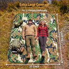 Insulated Camping Blanket | Military Poncho Liner - Image 4