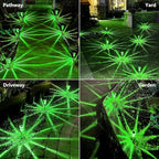 Solar Lights Outdoor 10 Pack Solar Pathway Lights Green Halloween Decorations - Image 5