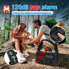20000mAh Emergency Crank Radio, NOAA/AM/FM Portable Weather Radio, Solar Hand - Image 6