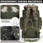 Hiking Backpack for Men 70L/100L Camping Backpack Military Rucksack Molle 3 - Image 5