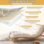 Canvas Repair Tape, 16 x 63 Inch Waterproof Heavy Duty Fabric Tape - Image 4