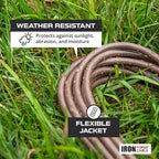 Iron Forge Cable 50ft Brown Outdoor Extension Cord - Image 3