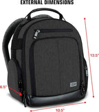 USA Gear Audio Equipment Backpack Fits Audio-Technica System 10, Shure BLX4 - Image 8