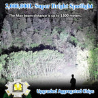 Rechargeable Spotlight, 000L High Lumens Led Spot Lights Outdoor Handheld Super - Image 2