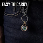 MecArmy Mini Titanium/Brass Compass, Waterproof IPX5 Pocket Compass - Image 7